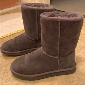 Women's Grey Classic Short II UGG Boot Size 7